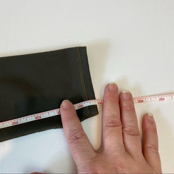 Fabletics Define Leggings Olive Green Small High Waisted Yoga Athleisure Skinny - Picture 8 of 10